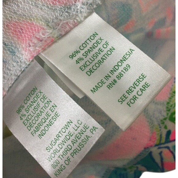 Lilly Pulitzer Dress Girl's Size XL Multicolor Postcards Cotton Blend Sleeveless - Picture 6 of 6